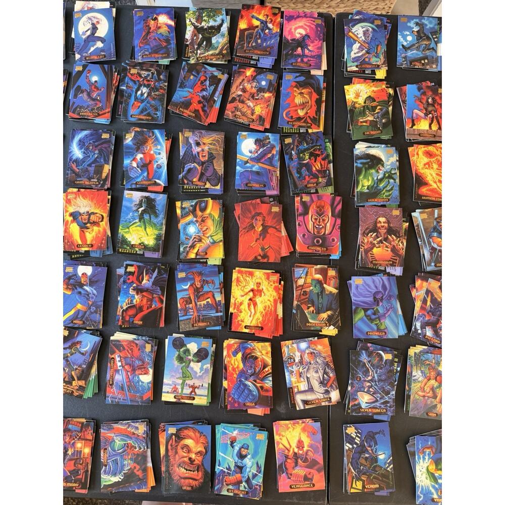 1994 Marvel Masterpieces - Complete 140 Card Base Set - Picture 7 of 9